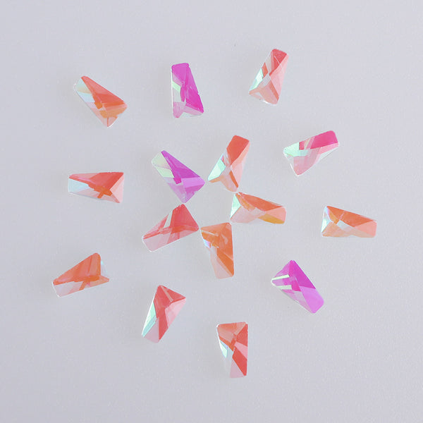 Trapezoid Shape Starry Sky Flat Back Fancy Rhinestones WholesaleRhinestone