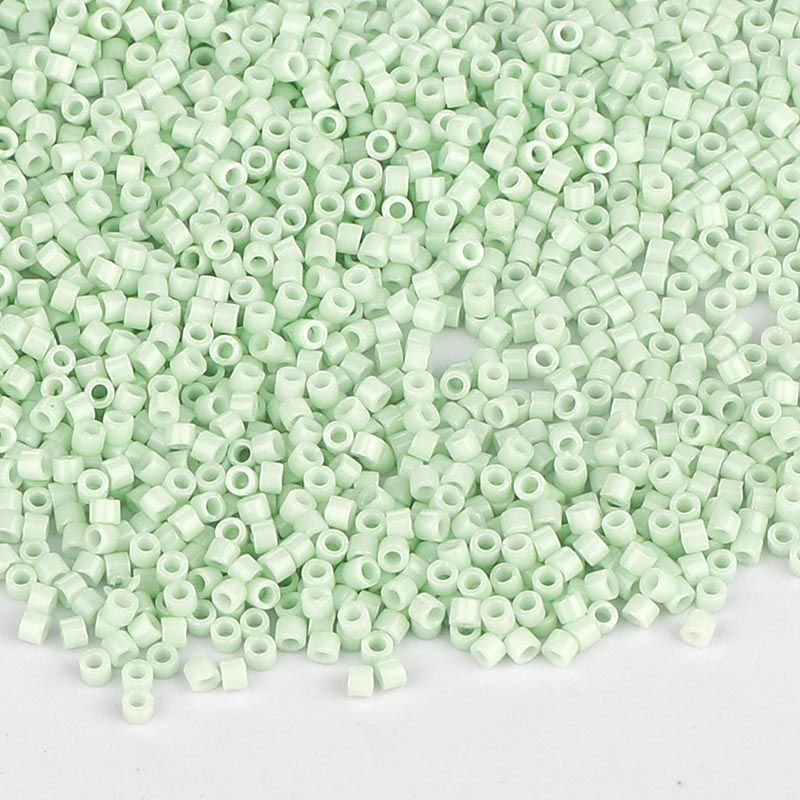 Miyuki Delica Seed Beads 11/0 Opaque Light Mint Green DB-1496 WholesaleRhinestone