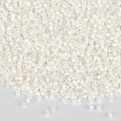 Miyuki Delica Seed Beads 11/0 Opaque White Luster DB-201 WholesaleRhinestone