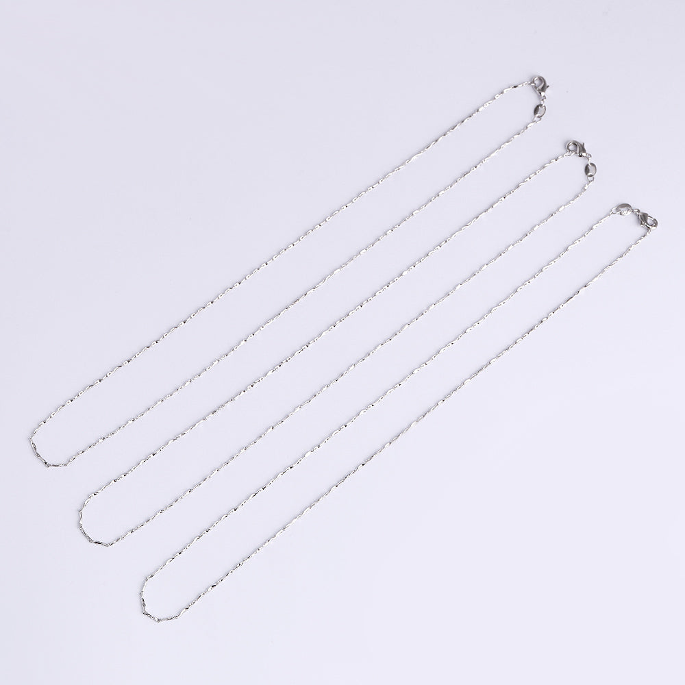 Multi Styles Silver Plated Necklace Chain WholesaleRhinestone