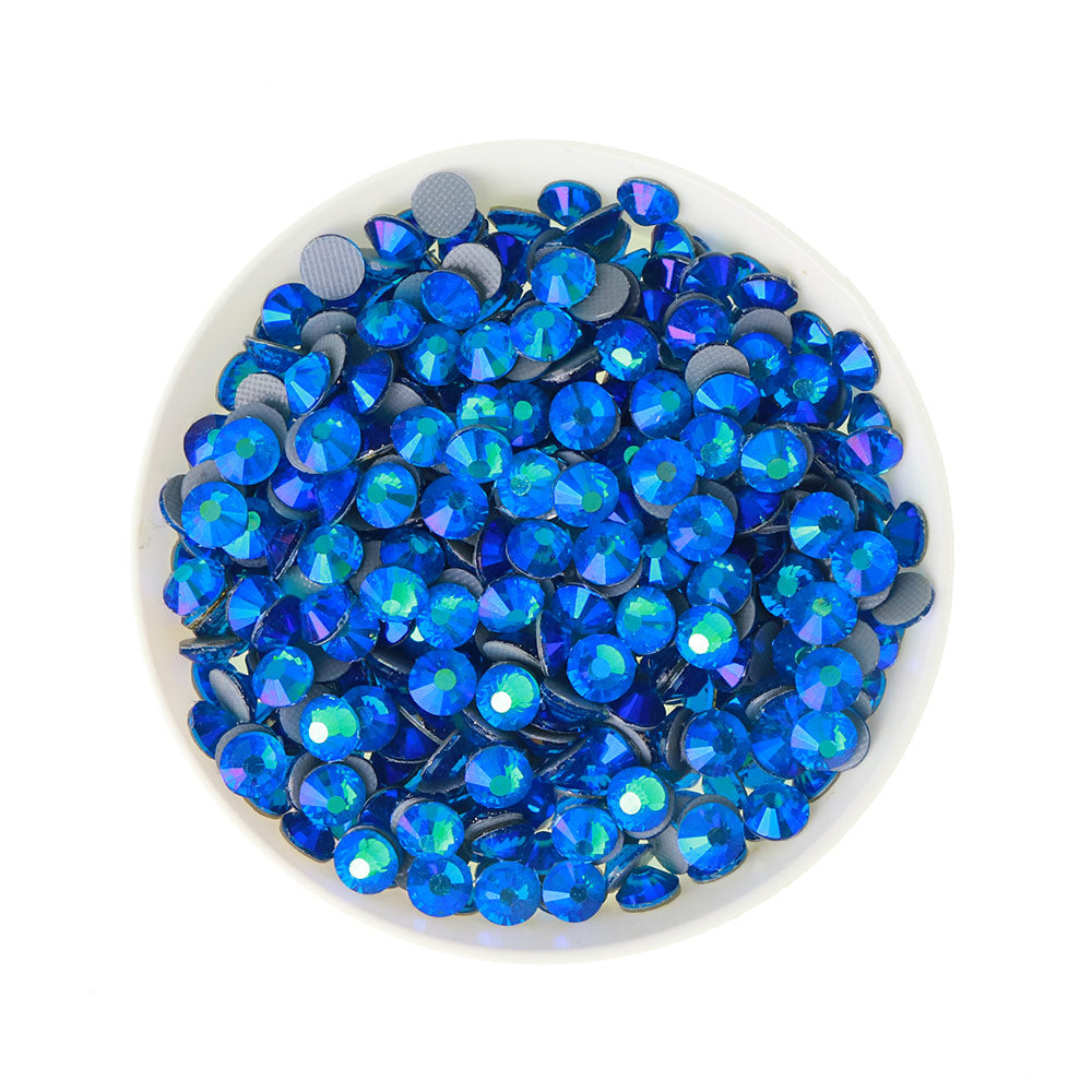 Capri Blue AB Glass HotFix Rhinestones WholesaleRhinestone