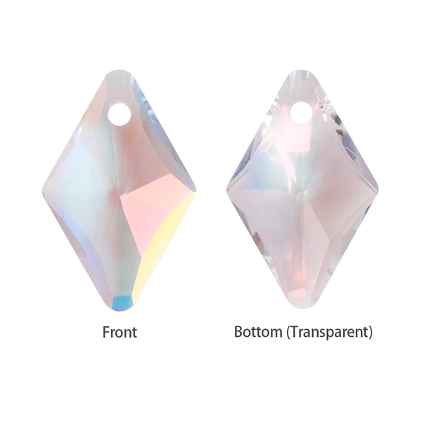 Light Crystal AB Rhombus High Quality Glass Rhinestone Pendant WholesaleRhinestone