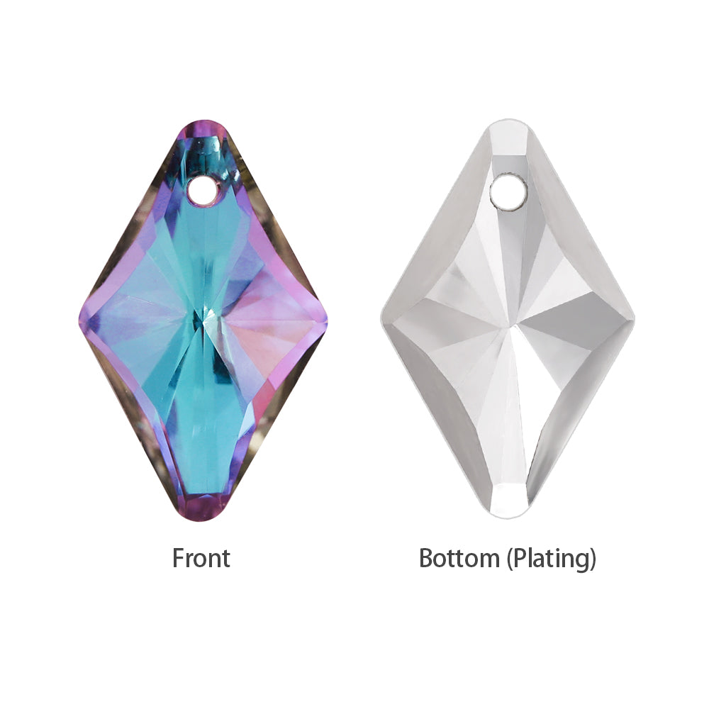 Vitrail Light Rhombus High Quality Glass Rhinestone Pendant WholesaleRhinestone