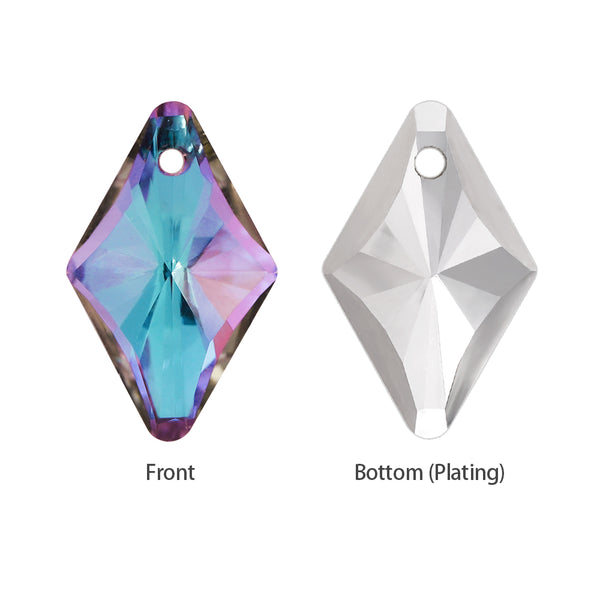 Vitrail Light Rhombus High Quality Glass Rhinestone Pendant WholesaleRhinestone