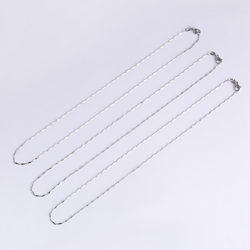 Multi Styles Silver Plated Necklace Chain WholesaleRhinestone