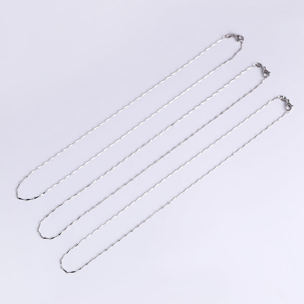 Multi Styles Silver Plated Necklace Chain WholesaleRhinestone