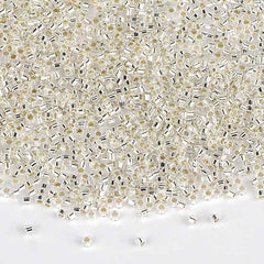 Miyuki Delica Seed Beads 11/0 Silver Lined Crystal DB-41 WholesaleRhinestone