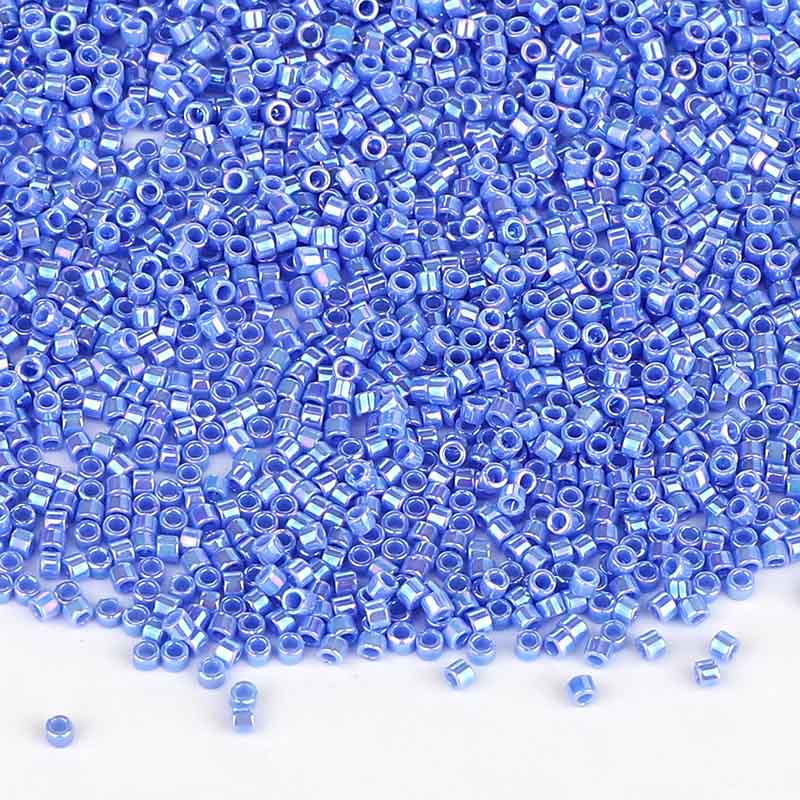 Miyuki Delica Seed Beads 11/0 Opaque Light Lapis AB DB-167 WholesaleRhinestone