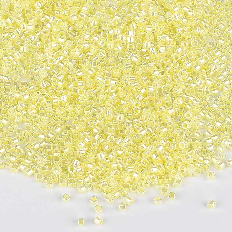 Miyuki Delica Seed Beads 11/0 Light Lemon Ice Ceylon DB-232 WholesaleRhinestone
