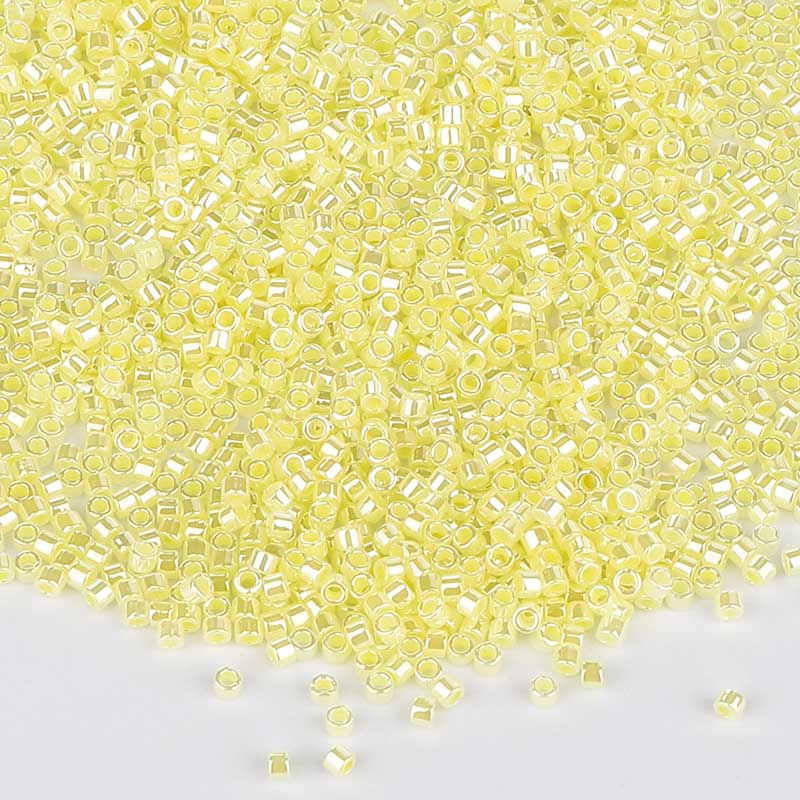 Miyuki Delica Seed Beads 11/0 Light Lemon Ice Ceylon DB-232 WholesaleRhinestone