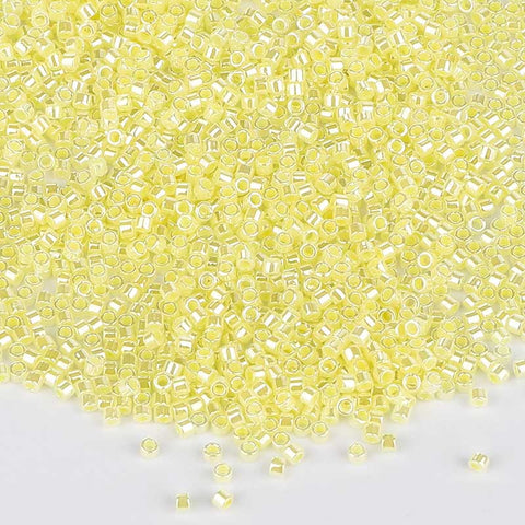 Miyuki Delica Seed Beads 11/0 Light Lemon Ice Ceylon DB-232 WholesaleRhinestone