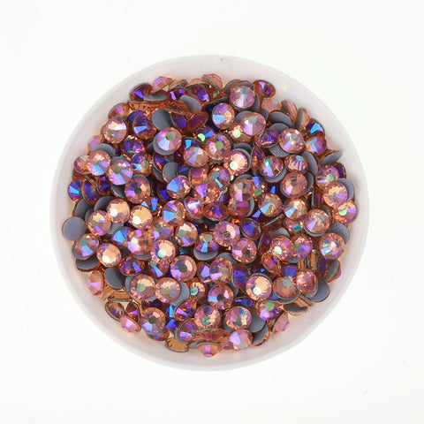 Champagne AB Glass HotFix Rhinestones WholesaleRhinestone