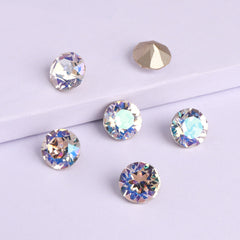 Moonlight XIRIUS Chaton Shape High Quality Glass Pointed Back Fancy Rhinestones WholesaleRhinestone