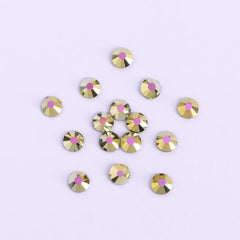 Rose Aurum Glass FlatBack Rhinestones In Bulk WholesaleRhinestone