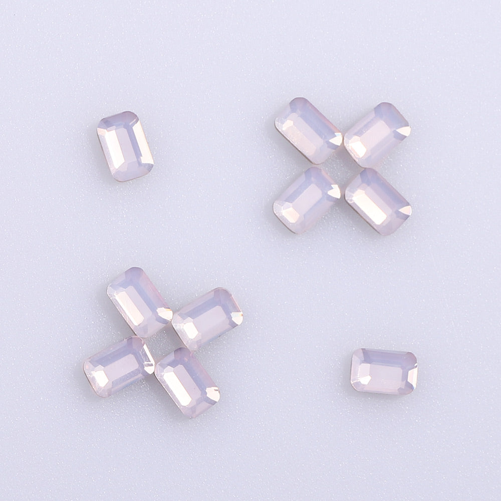 Octagon Shape Pink Opal Flat Back Fancy Rhinestones WholesaleRhinestone