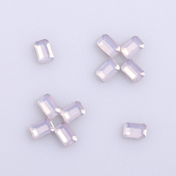 Octagon Shape Pink Opal Flat Back Fancy Rhinestones WholesaleRhinestone