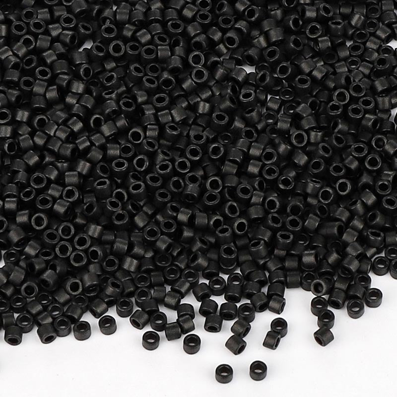 Miyuki Delica Seed Beads 11/0 Metallic Matte Black DB-310 WholesaleRhinestone