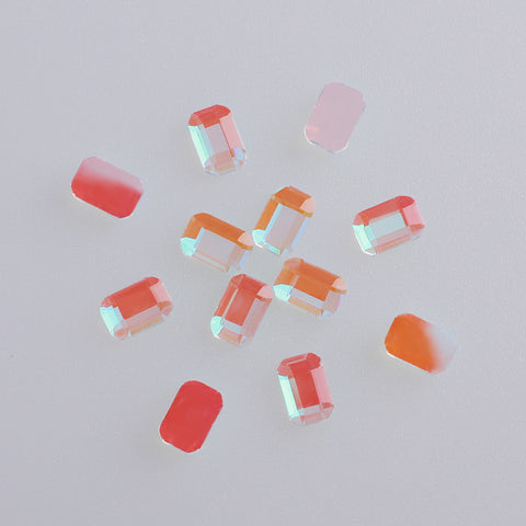 Octagon Shape Starry Sky Flat Back Fancy Rhinestones WholesaleRhinestone