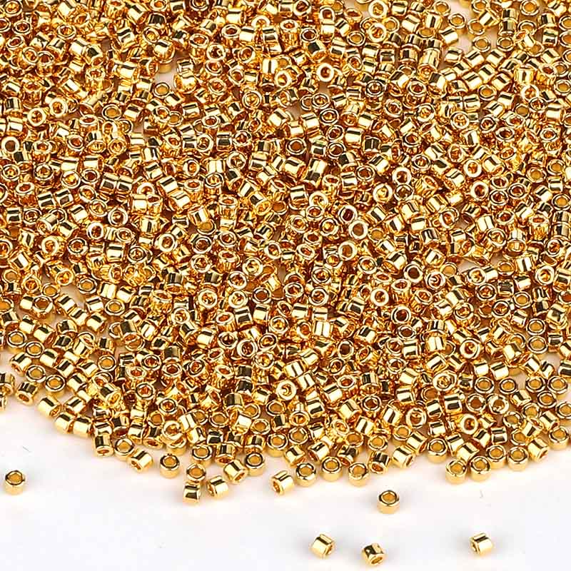 Miyuki Delica Seed Beads 11/0 Gold Plated DB-31 WholesaleRhinestone