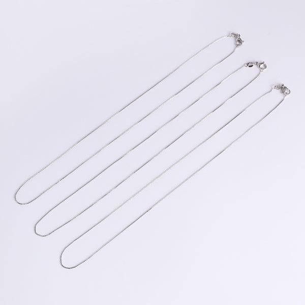Multi Styles Silver Plated Necklace Chain WholesaleRhinestone