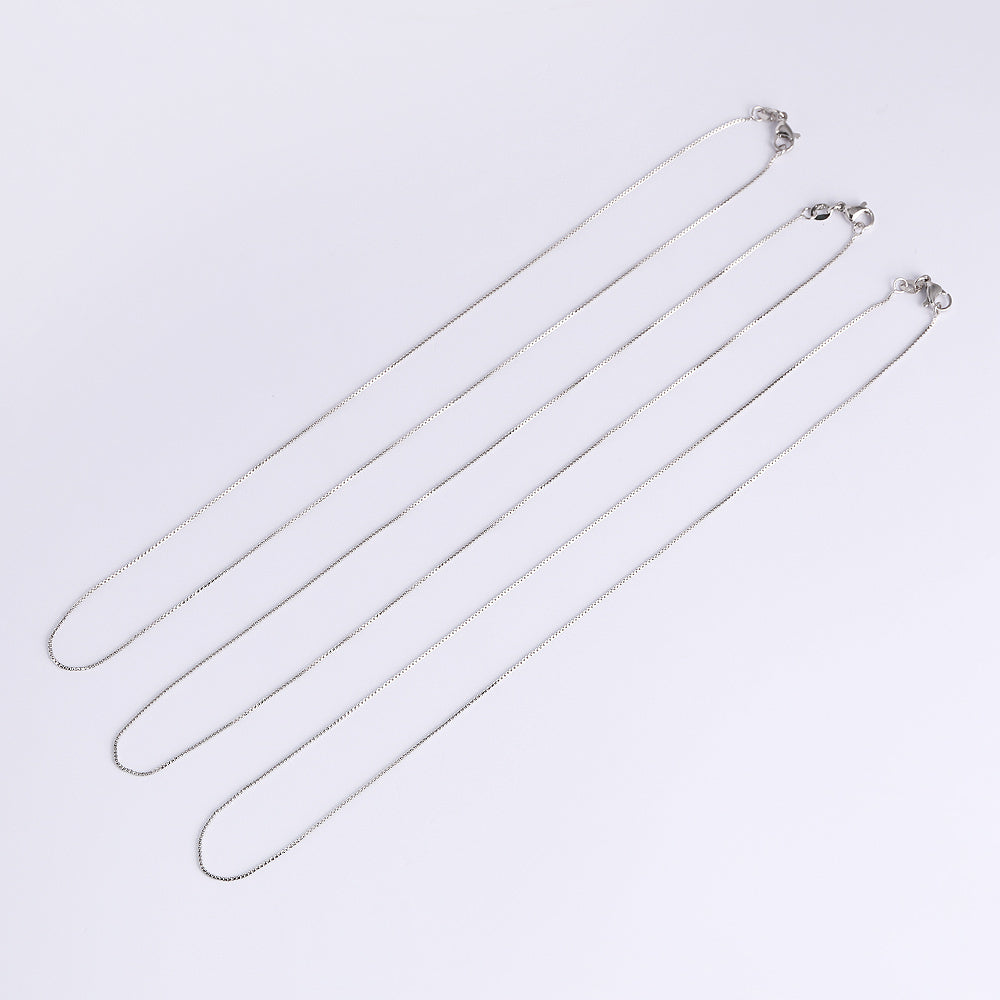 Multi Styles Silver Plated Necklace Chain WholesaleRhinestone
