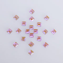 Square Shape Charm Purple Flat Back Fancy Rhinestones WholesaleRhinestone