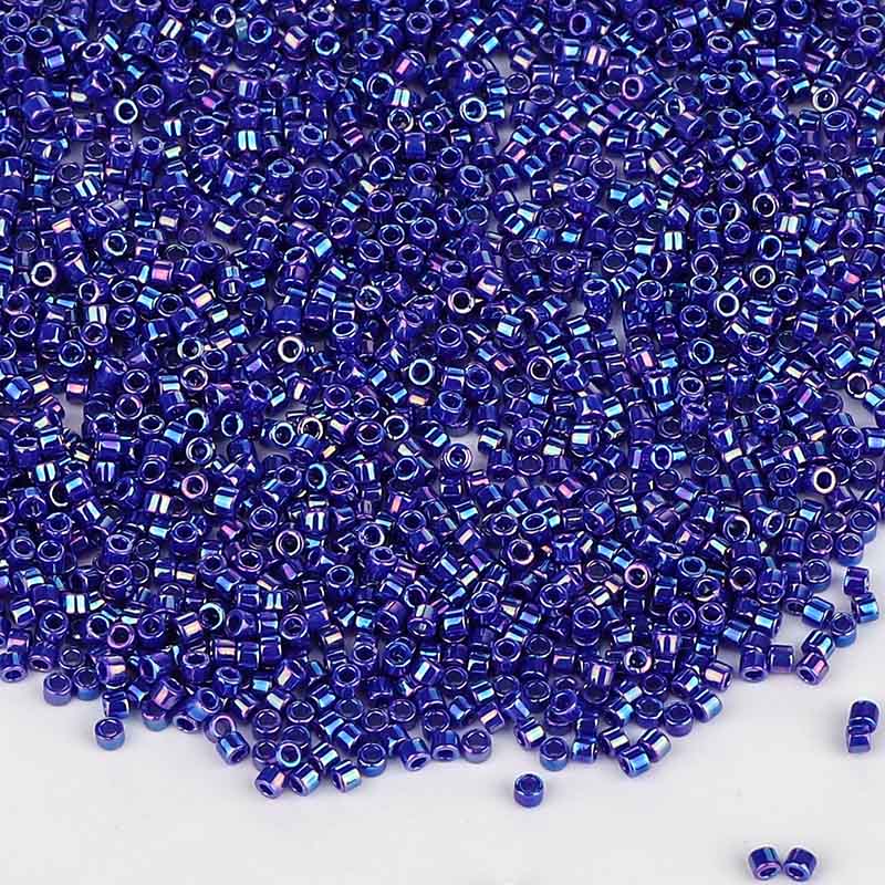 Miyuki Delica Seed Beads 11/0 Opaque Cobalt AB DB-165 WholesaleRhinestone