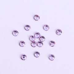 Lavender Glass Flat Back Rhinestones In Bulk WholesaleRhinestone