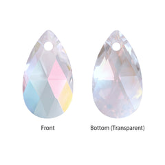 Light Crystal AB Pear-shaped High Quality Glass Rhinestone Pendant WholesaleRhinestone