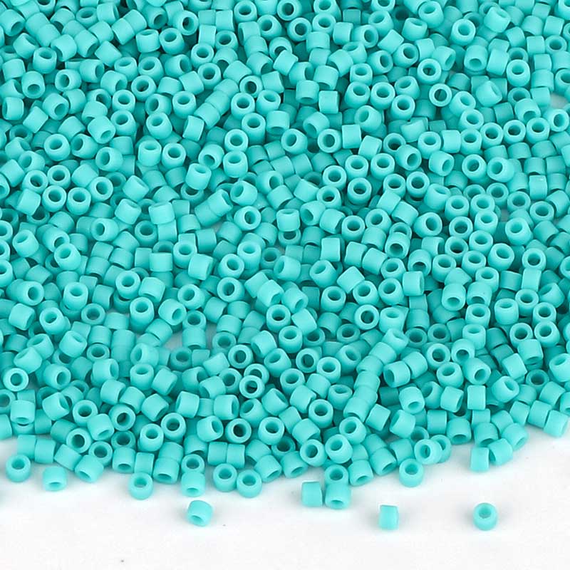 Miyuki Delica Seed Beads 11/0 Opaque Matte Turquoise DB-759 WholesaleRhinestone