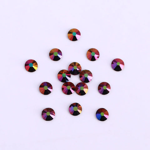Magic Rose Gold Glass FlatBack Rhinestones In Bulk WholesaleRhinestone