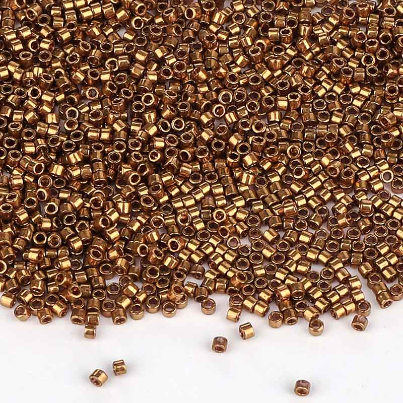Miyuki Delica Seed Beads 11/0 Metallic Light Brown DB-22L WholesaleRhinestone