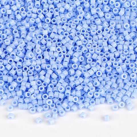 Miyuki Delica Seed Beads 11/0 Matte Opaque Agate Blue DB-1137 WholesaleRhinestone