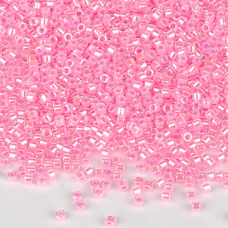 Miyuki Delica Seed Beads 11/0 Bubblegum Ceylon DB-245 WholesaleRhinestone