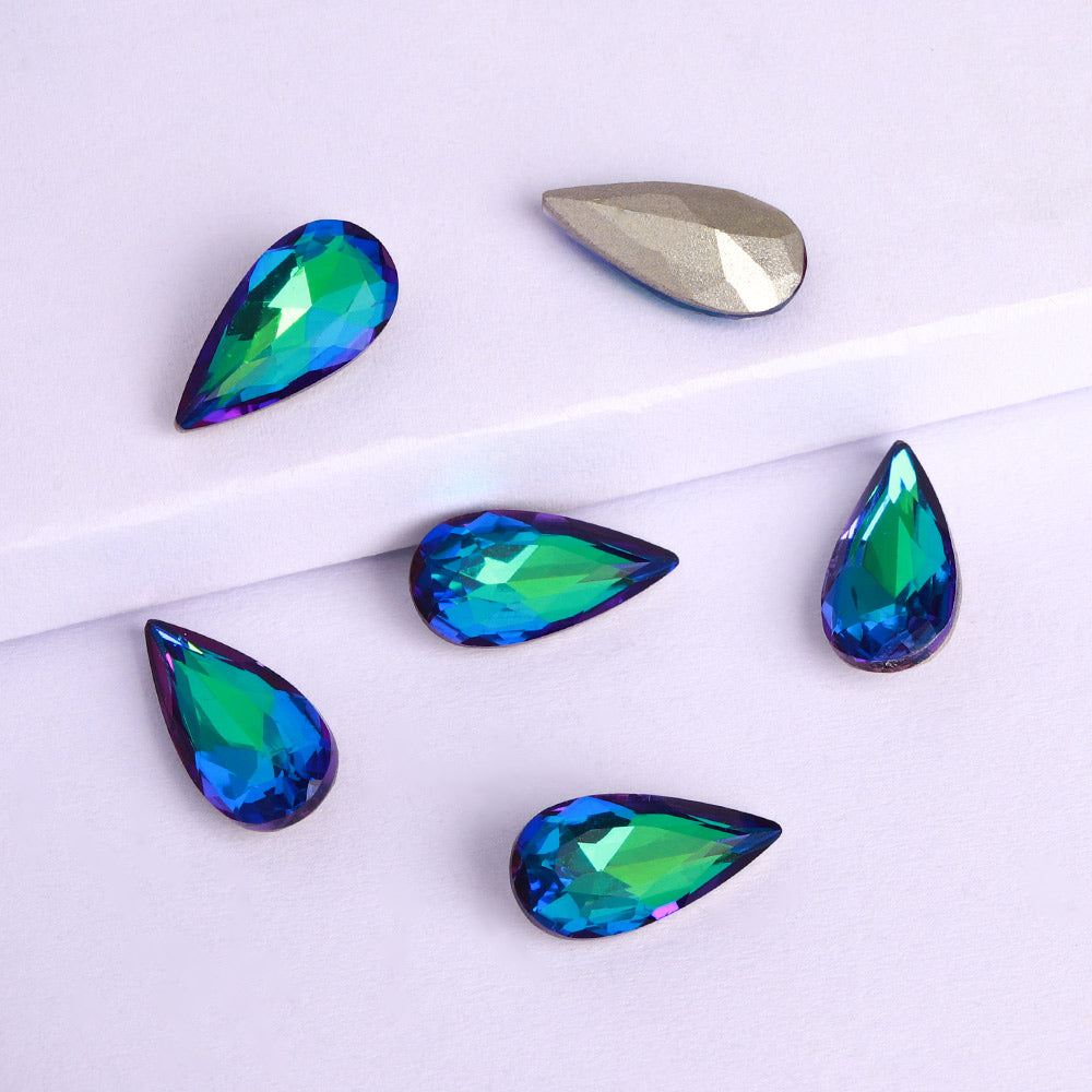 Sphinx Teardrop Shape High Quality Glass Pointed Back Fancy Rhinestones WholesaleRhinestone