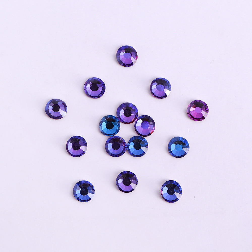 Purple Majesty Glass FlatBack Rhinestones In Bulk WholesaleRhinestone