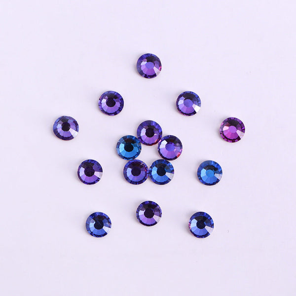 Purple Majesty Glass FlatBack Rhinestones In Bulk WholesaleRhinestone