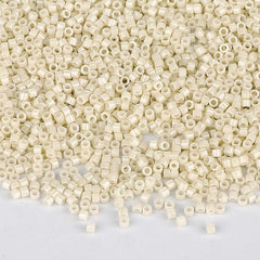 Miyuki Delica Seed Beads 11/0 Opaque  Alabaster White Luster DB-211 WholesaleRhinestone