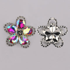 Sew-on Crystal AB Glass Rhinestone Applique RA608 WholesaleRhinestone