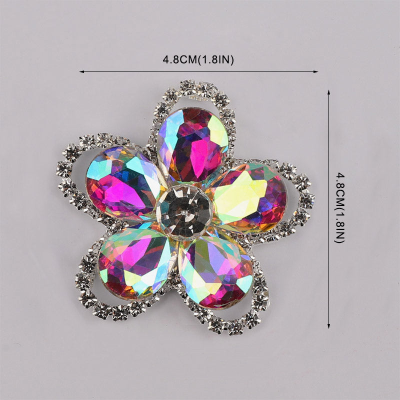 Sew-on Crystal AB Glass Rhinestone Applique RA608 WholesaleRhinestone