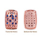 Cushion Rectangle Shape Rose Gold Plated High-Quality Sew-on Alloy Charms Inlaid Cubic Zirconia WholesaleRhinestone
