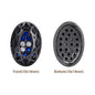 Oval Shape Hematite Plated High-Quality Sew-on Alloy Charms Inlaid Cubic Zirconia WholesaleRhinestone