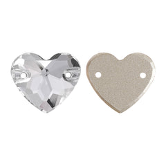 Crystal Heart Shape High Quality Glass Sew-on Rhinestones WholesaleRhinestone