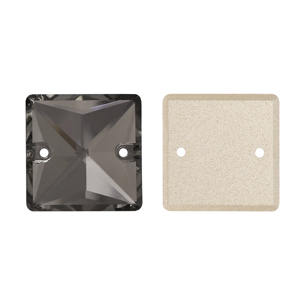 Black Diamond Square Shape High Quality Glass Sew-on Rhinestones Secondary image