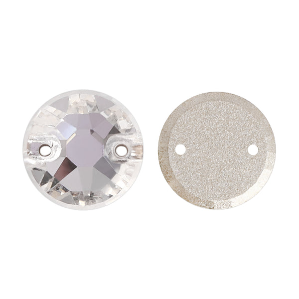 Crystal XIRIUS Round Shape High Quality Glass Sew-on Rhinestones WholesaleRhinestone
