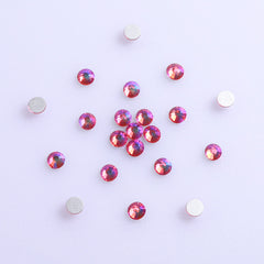 Rose AB Glass FlatBack Rhinestones Silver Back WholesaleRhinestone