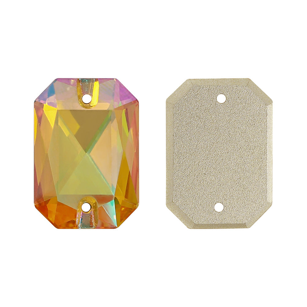 Crystal Sun Octagon Shape High Quality Glass Sew-on Rhinestones WholesaleRhinestone