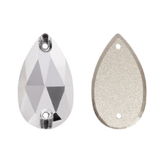 Comet Argent Light Drop Shape High Quality Glass Sew-on Rhinestones WholesaleRhinestone