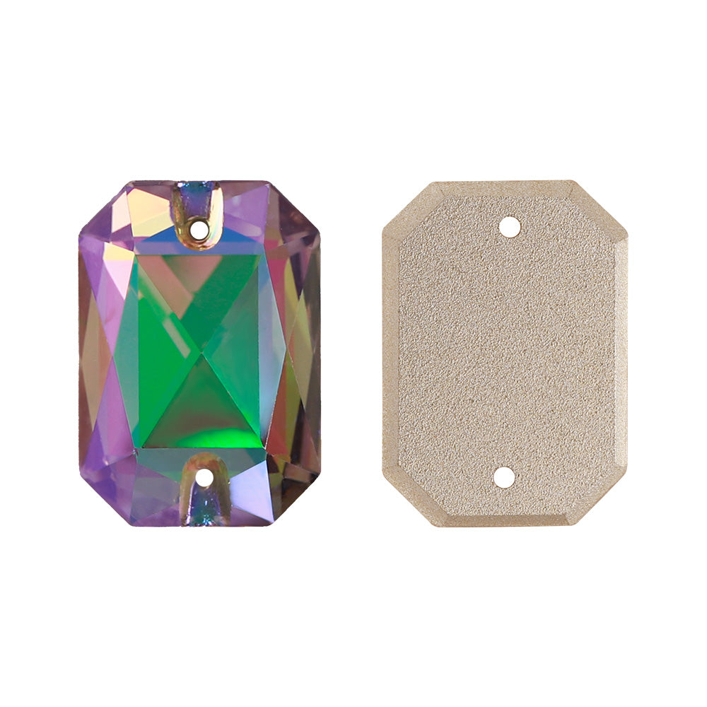 Ghost Light Octagon Form Høj kvalitet glas Sew-on Rhinestones Sekundært billede