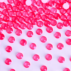 Pink Glass FlatBack Neon Rhinestones WholesaleRhinestone